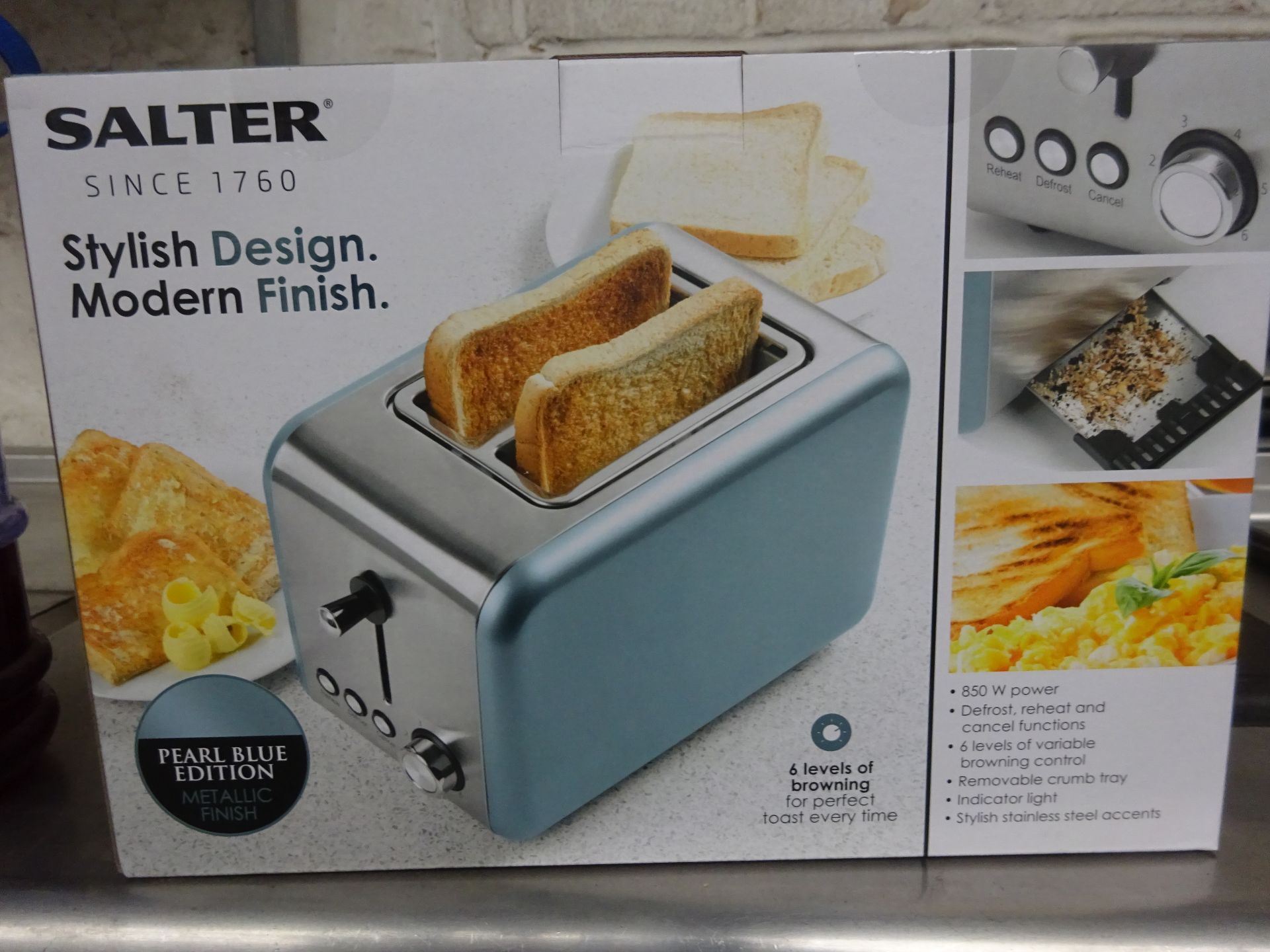 Salter 2 slice toaster