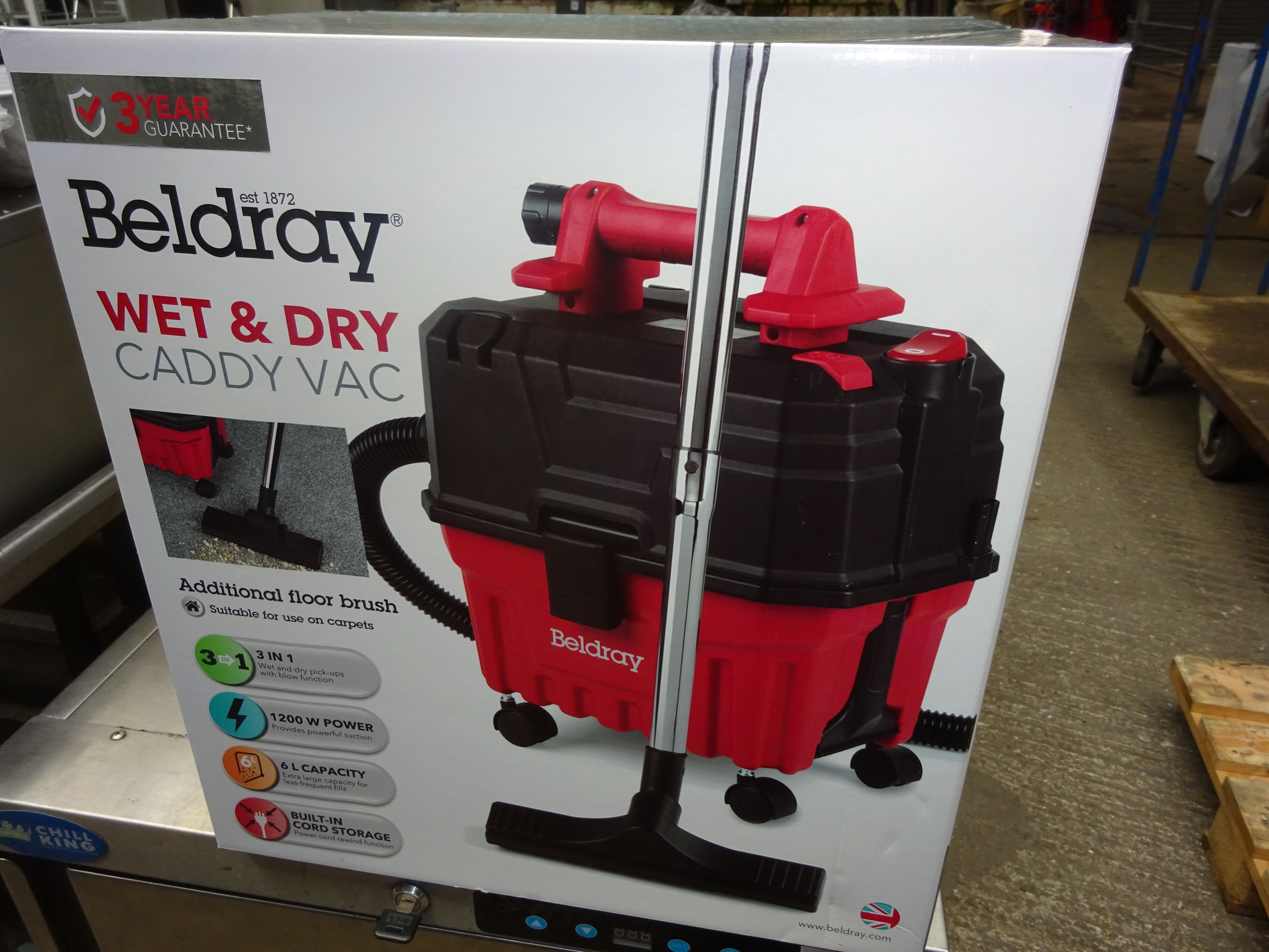 Beldray Wet & Dry 3-in-1 Caddy Vacuum