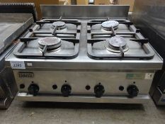 Zanussi 4 ring gas hob