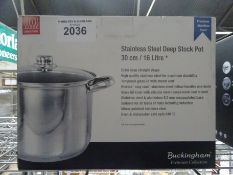 Stainless steel stock pot