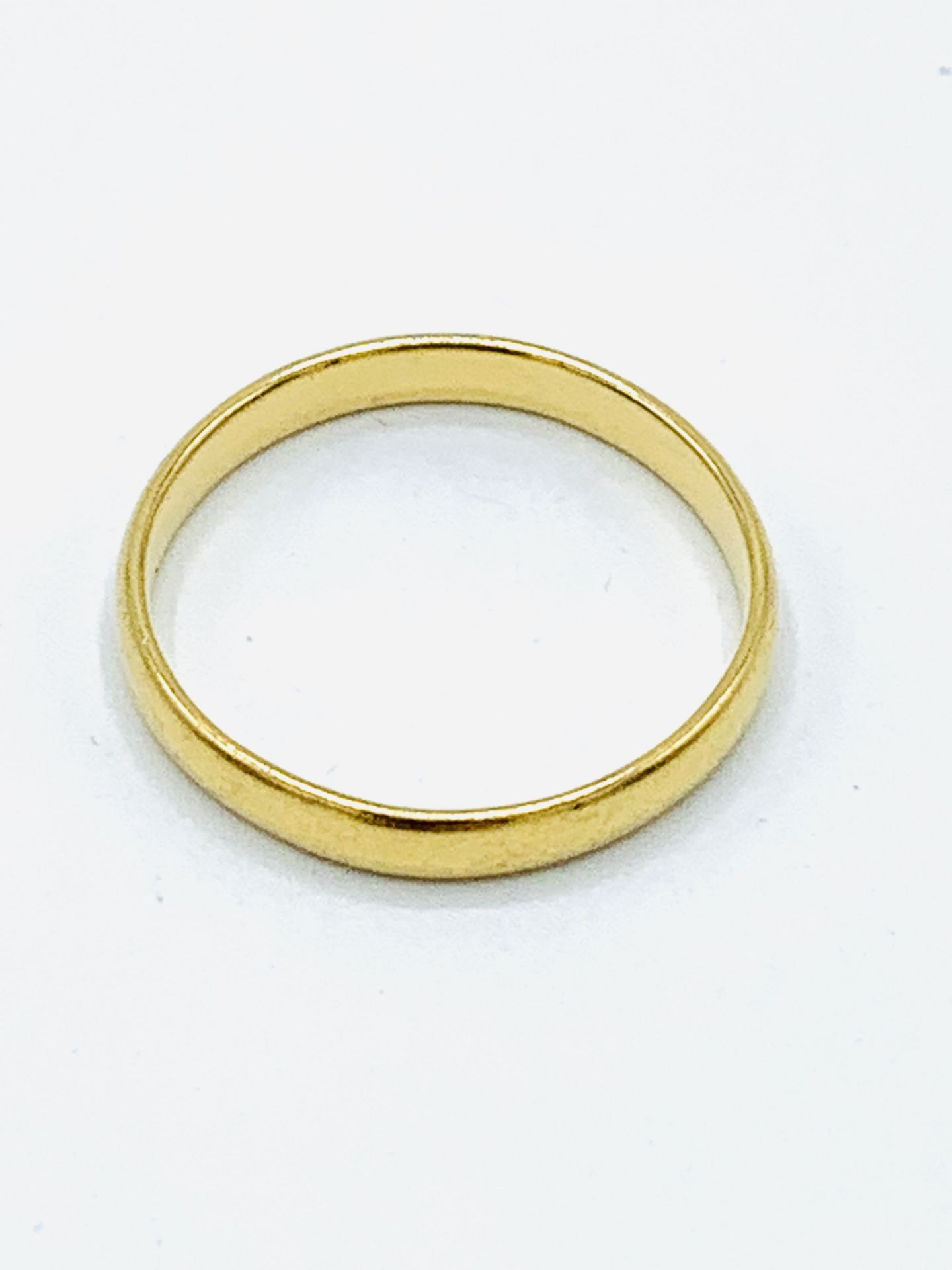 22ct gold band by C G & S.