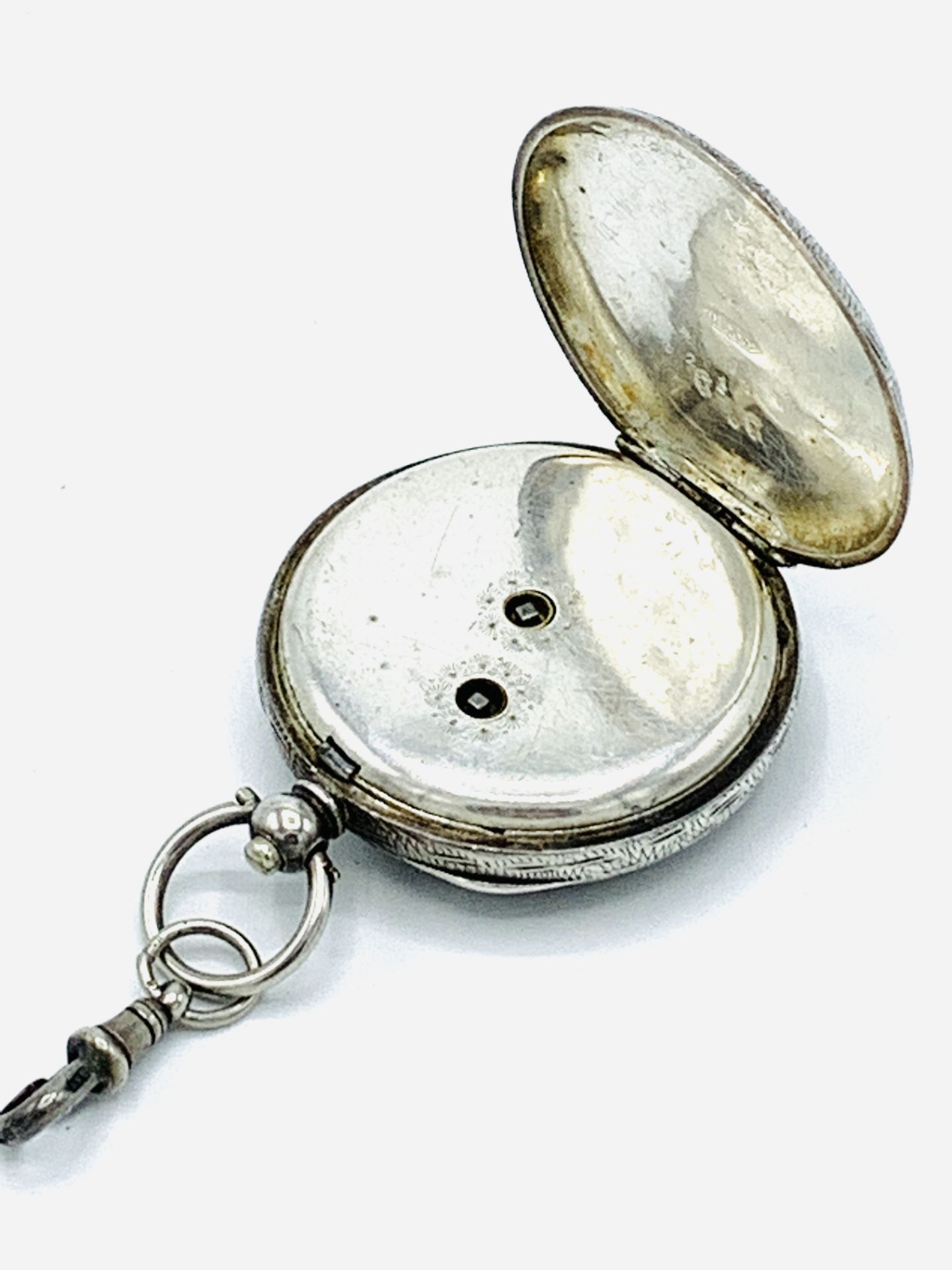 935 silver cased small pocket watch - Image 4 of 4