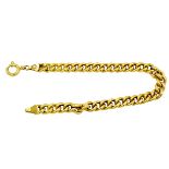750 gold chain link bracelet.
