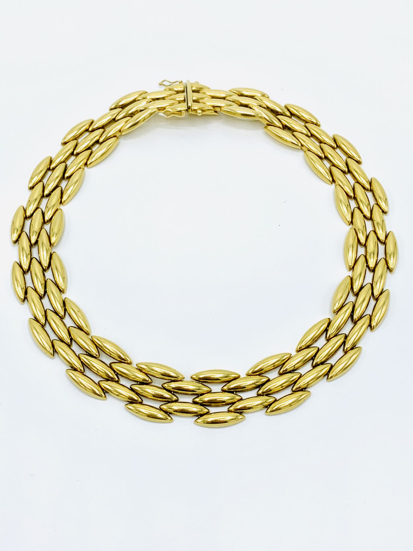 18ct gold Cartier collar necklace. - Image 2 of 4