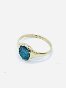 Australian Boulder Opal ring in 9ct gold.