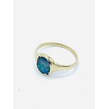 Australian Boulder Opal ring in 9ct gold.