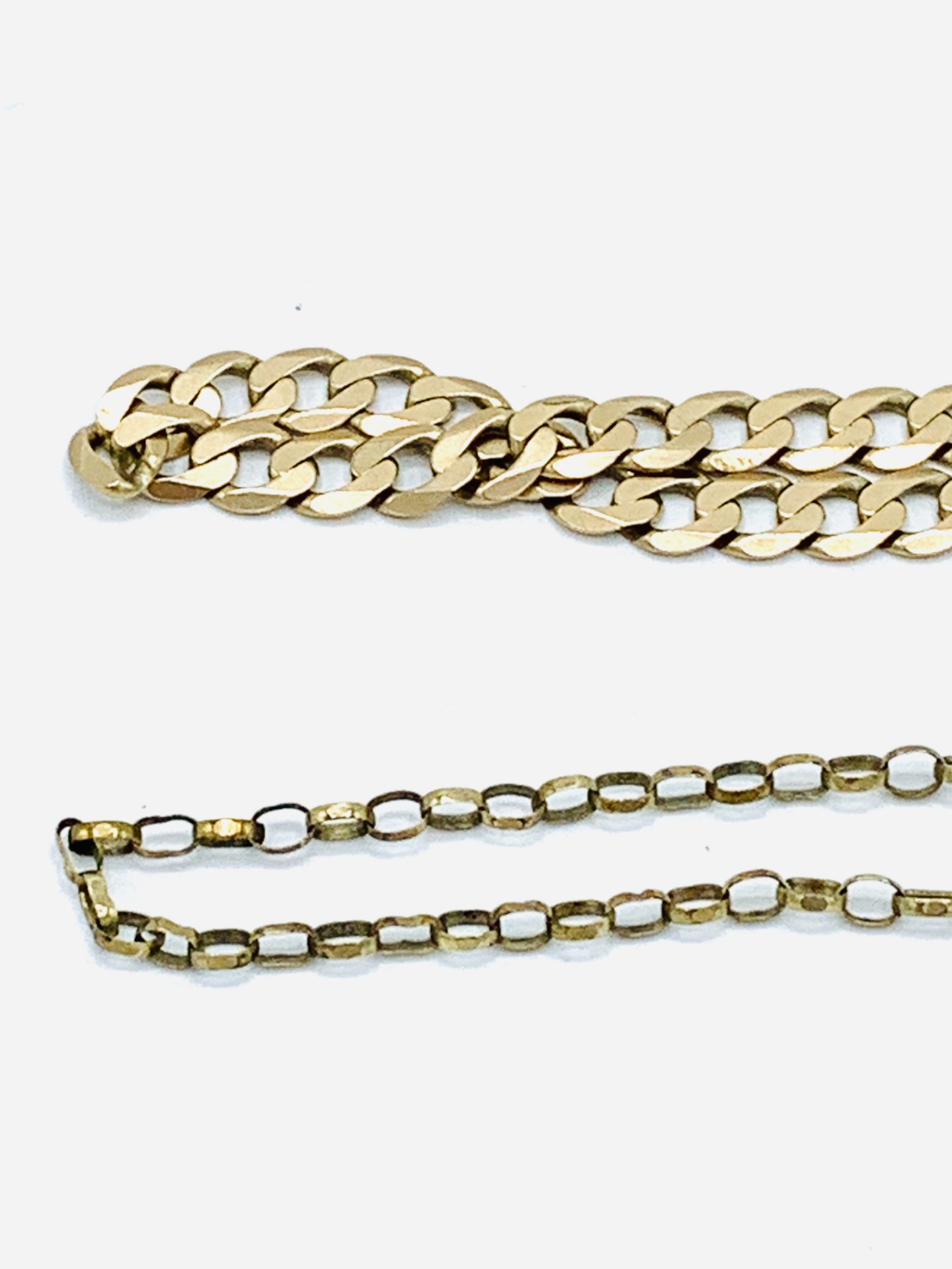 Two 9ct gold bracelets. - Image 4 of 5