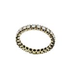 Clawset diamond eternity ring.