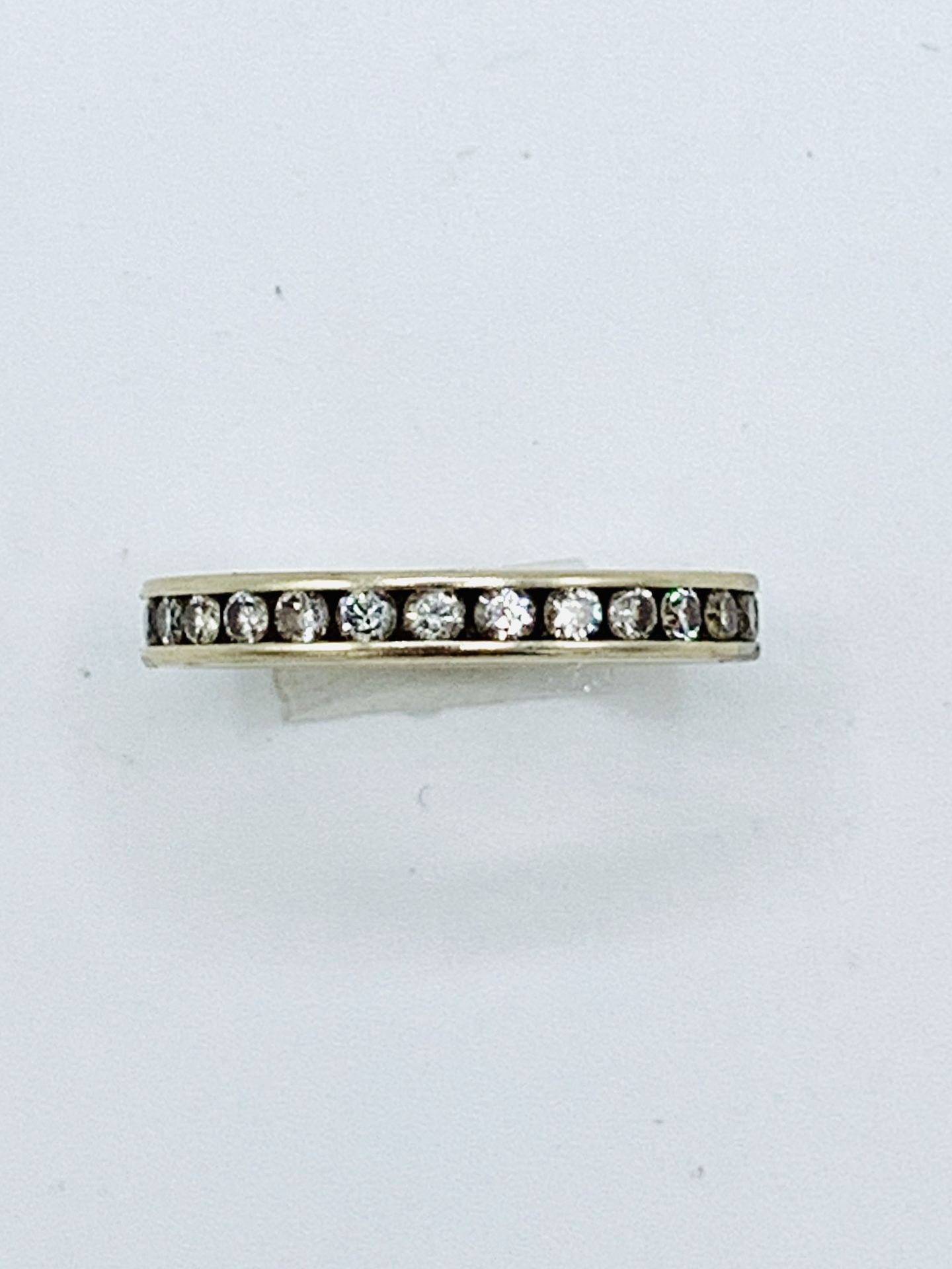 18ct white gold channel set diamond eternity ring. - Image 3 of 3