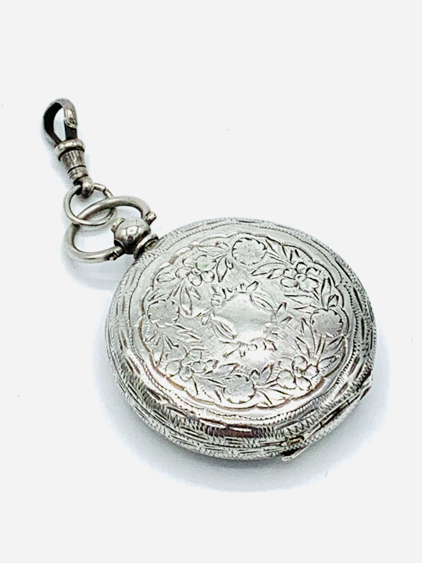 935 silver cased small pocket watch - Image 3 of 4