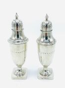 Sterling silver cruet set by Henry Aitkin 1895.