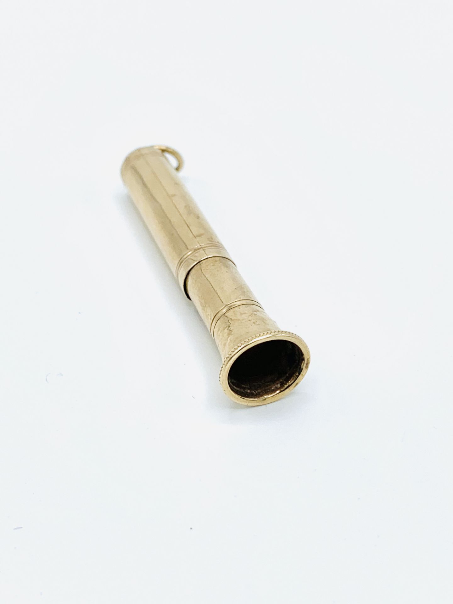 9ct gold cigar pricker. - Image 3 of 3