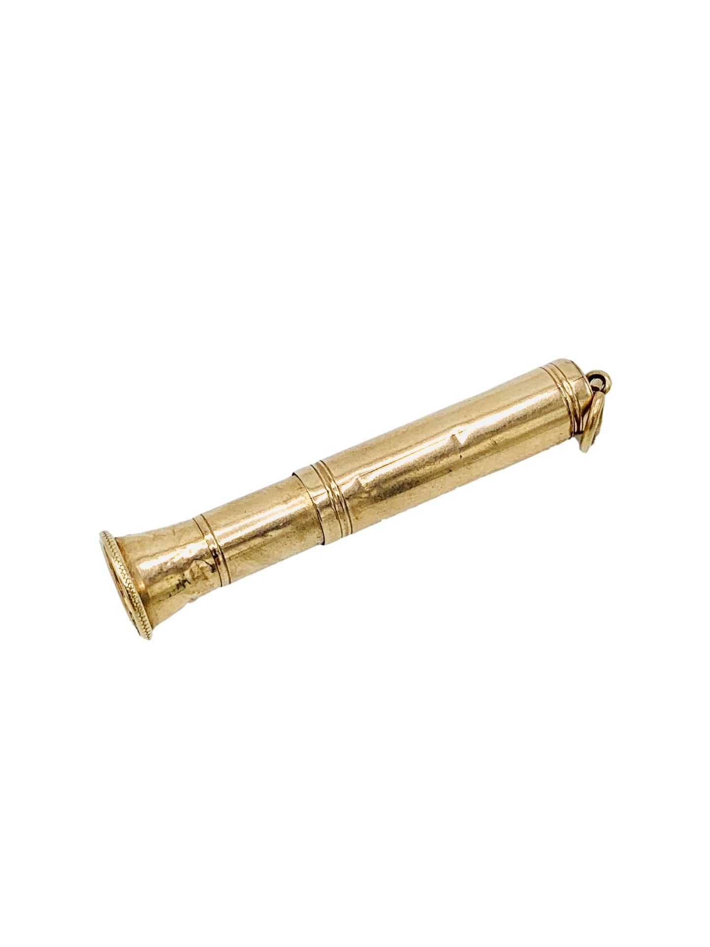 9ct gold cigar pricker.