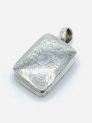 Sterling silver vinaigrette, 1835