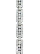 18ct white gold diamond set bracelet