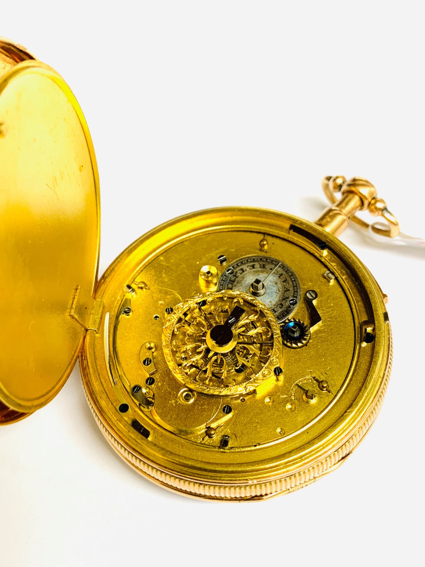 18ct gold 1/4 repeater pocket watch. - Image 6 of 7