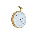 18ct gold 1/4 repeater pocket watch.