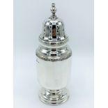 Hallmarked silver sugar shaker, Birmingham 1930.