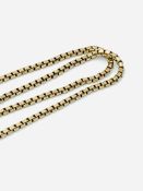 9ct gold rope necklace.