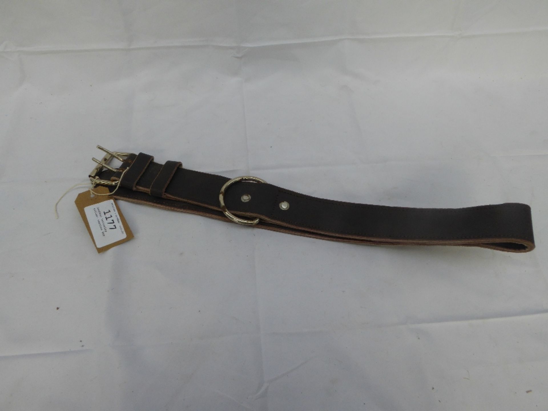 Leather tethering collar- carries VAT