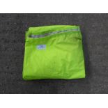 Large fluorescent exercise rain sheet