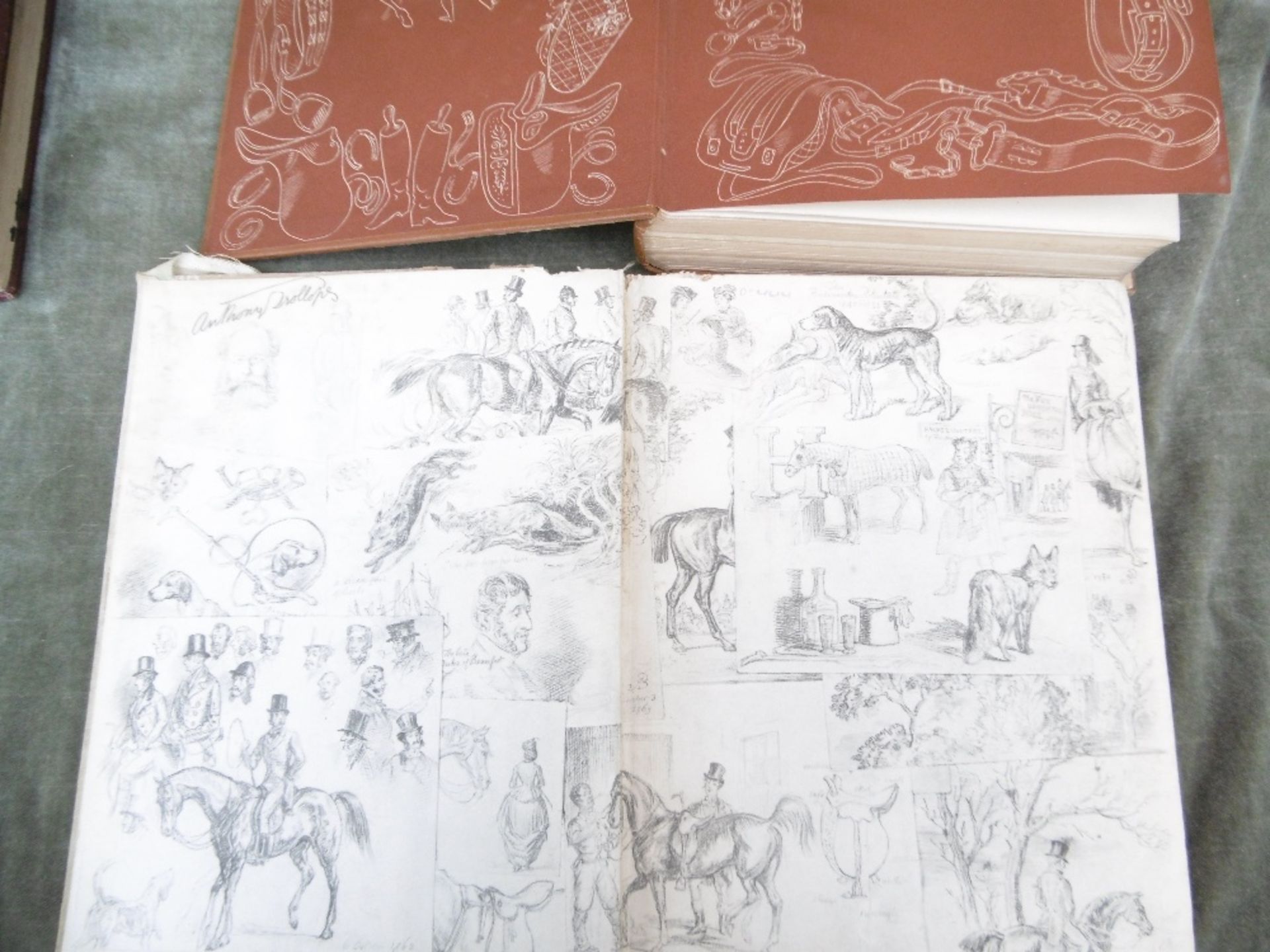 3 books - Book of the Horse, 1946 by Brian Vesey-Fitzgerald; Hunting Sketches by Anthony Trollope; a - Image 2 of 2