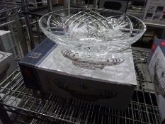 New Melodia crystal bowl centrepiece.