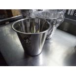 2 new stainless steel wine buckets.