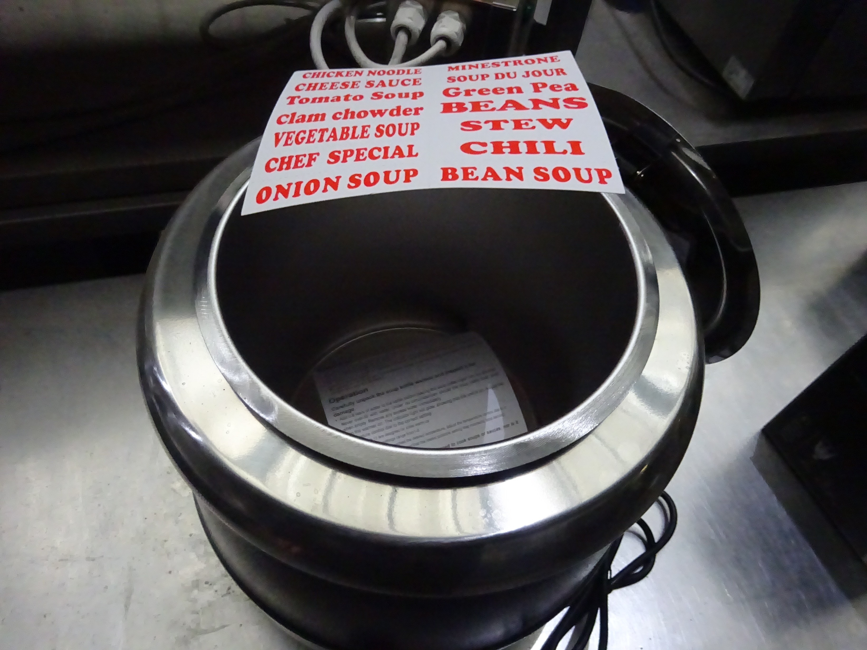 New soup kettle, 240v. - Image 2 of 2