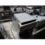 Infernus single tank fryer with drain to front.