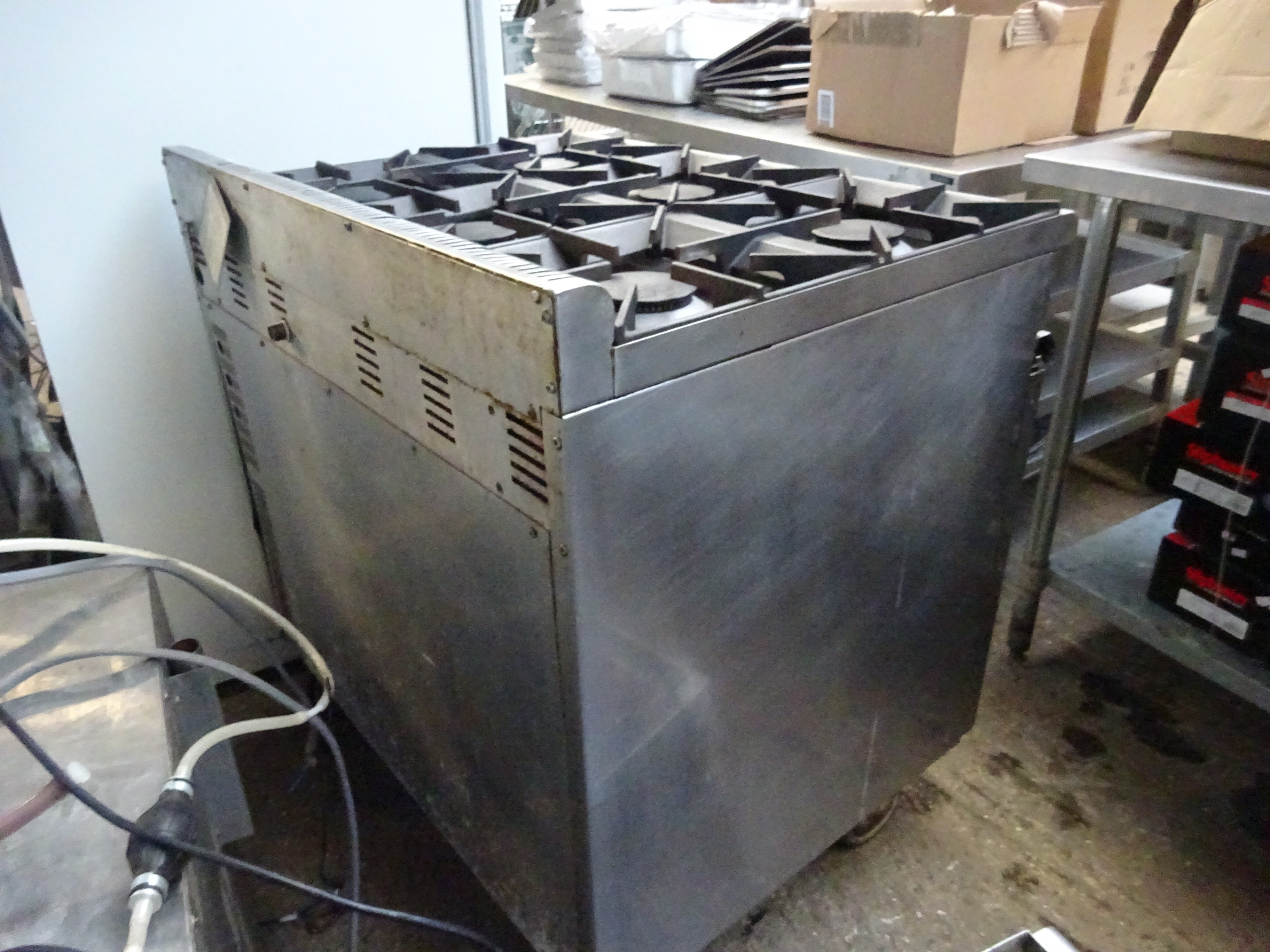 Moorwood Vulcan natural gas 6 burner oven on castors. - Image 5 of 6