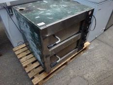Twin pizza oven 240v.