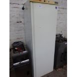 Polar single door upright fridge.