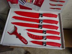 Coloured knife set.