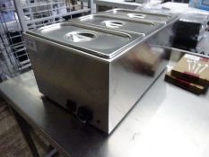 New bain marie HSL3, 240v.