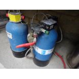 4 water softeners.