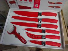 Coloured knife set.