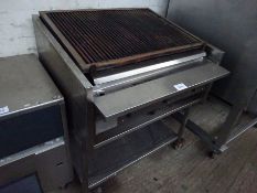 Archway Chargrill on stand triple burner, 92cms.