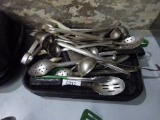 Quantity of trays and utensils.