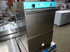 Aquatic single phase commercial glasswasher.