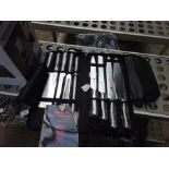 Samurai knife set 9 pieces.