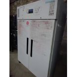 Polar CC663 twin door fridge, 132cms.