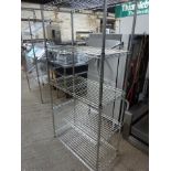 Five tier wire rack.