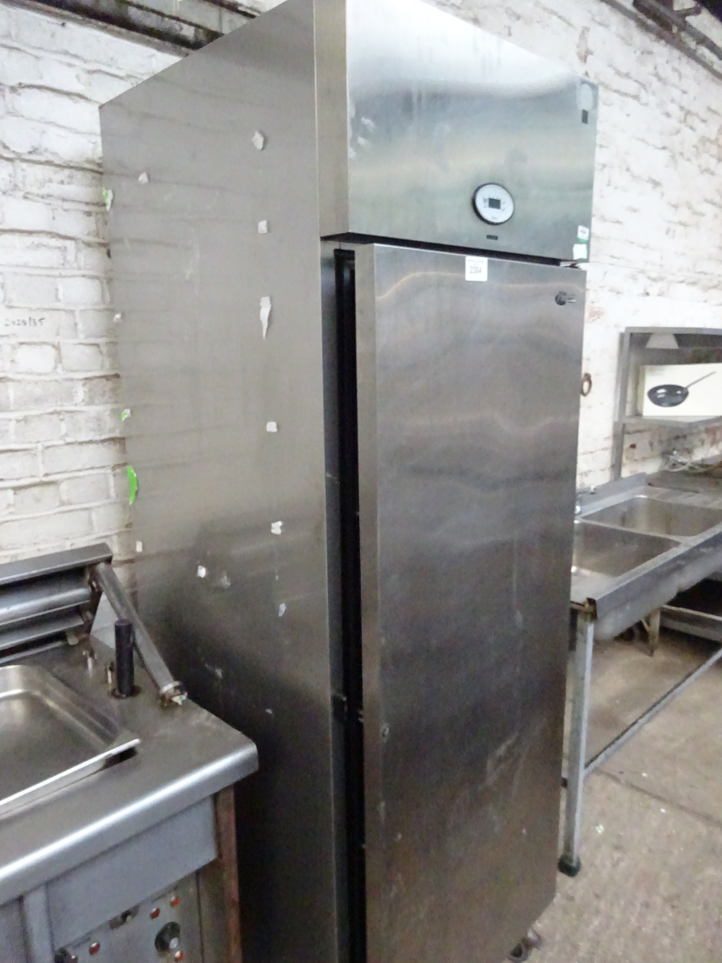 Fosters stainless steel single door upright fridge. - Image 4 of 4