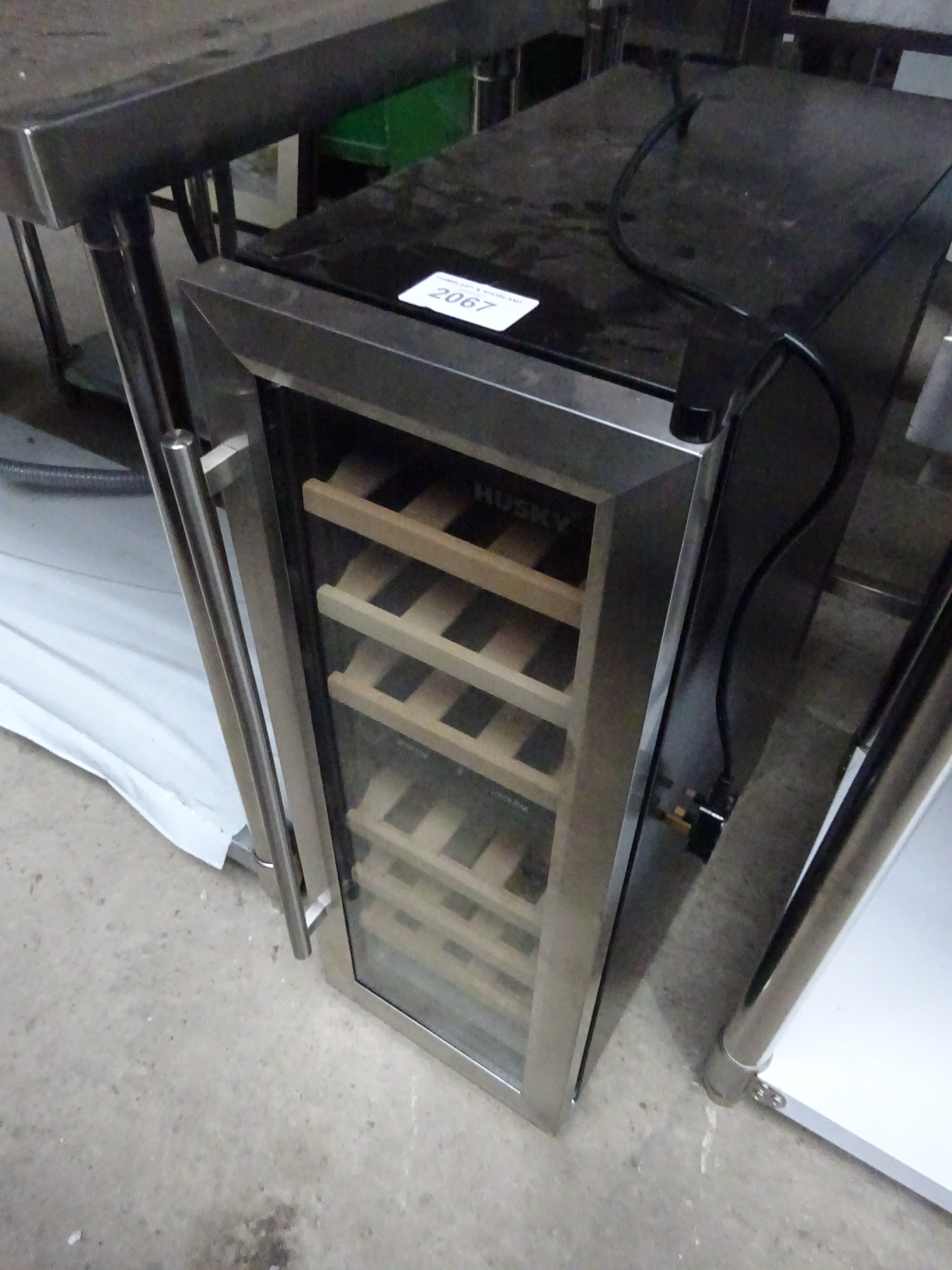 New Husky HUS-CN215 wine fridge, 240v, 30cms.