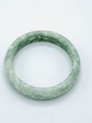 Green jade bangle.