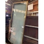 Large glass top display case.