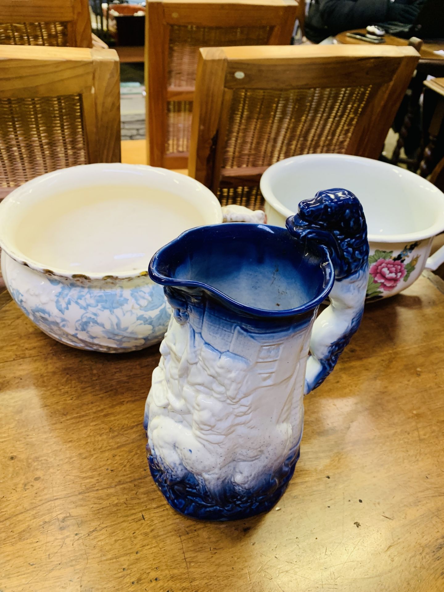 Various china items.