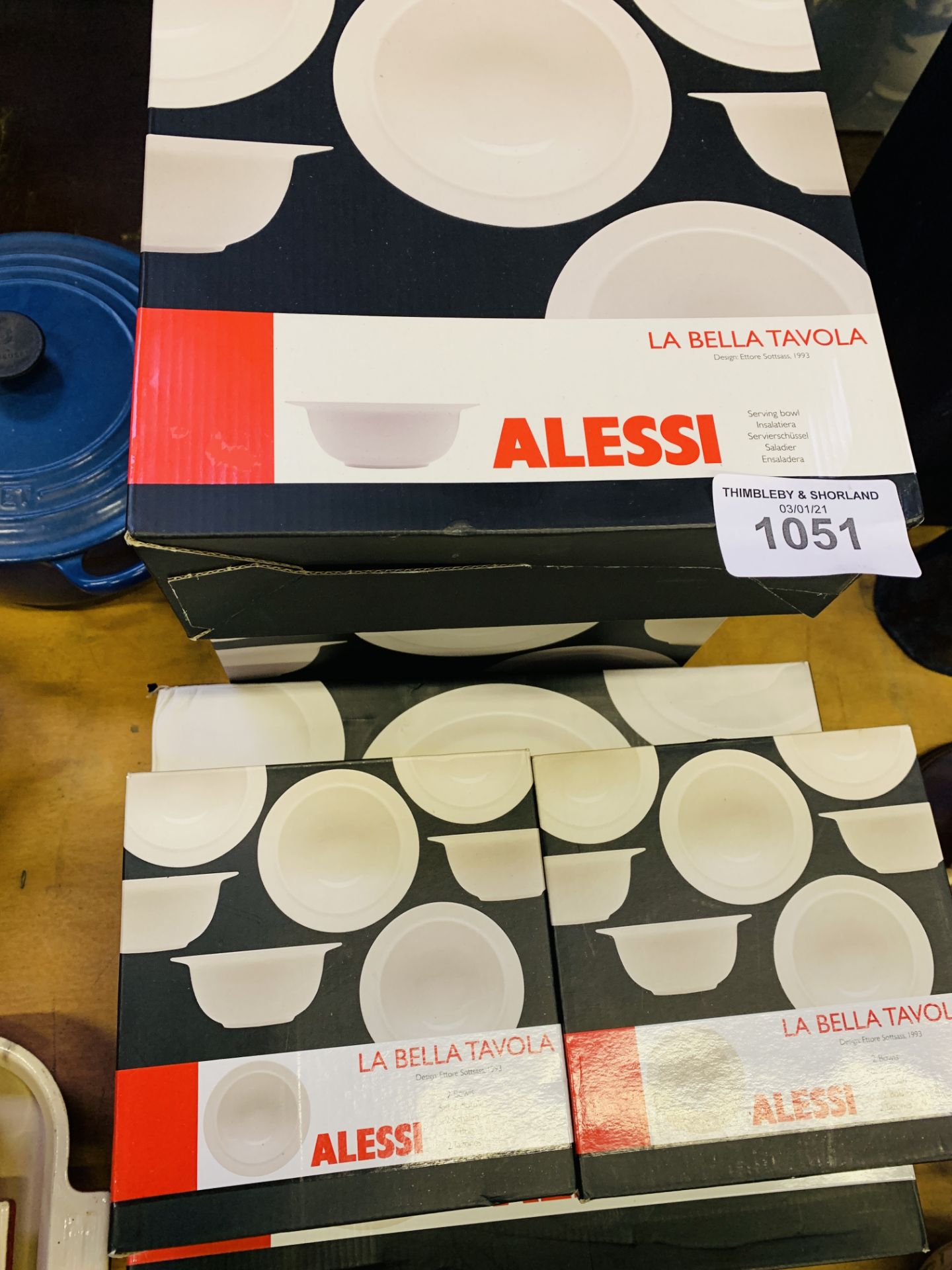 Quantity Alessi ceramic bowls. - Image 2 of 2