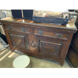 Mahogany sideboard.